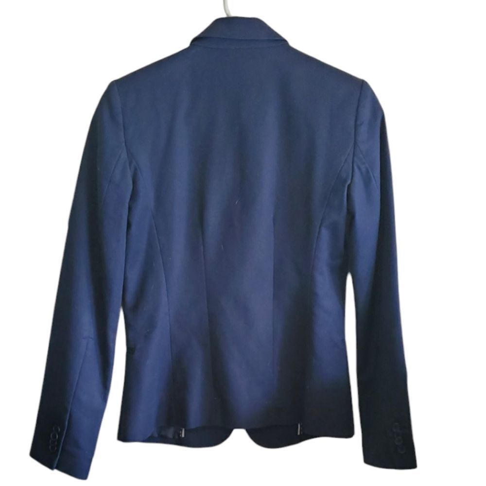 Mng Mango Basics Size 4 Navy Blazer - image 2